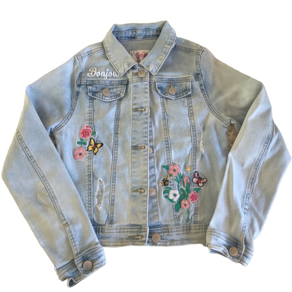 Justice, denim jacket